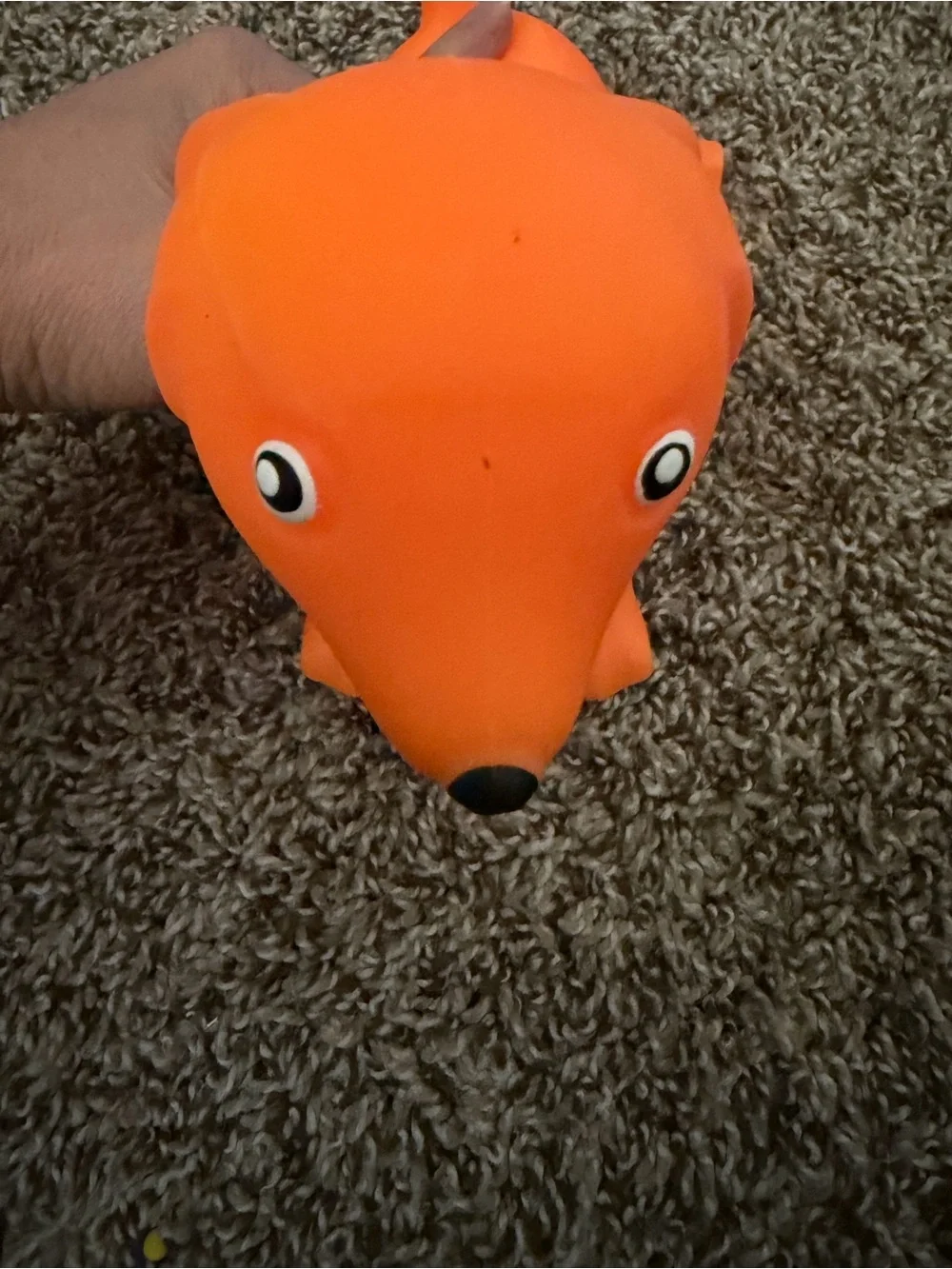 Dachshund Squeezy squishy Toy -ORANGE